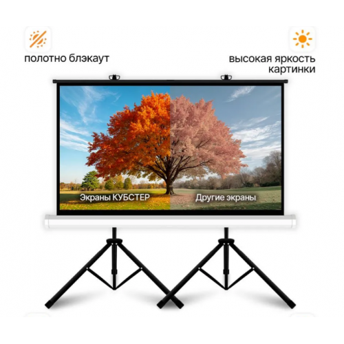 120" Экран на штативе КУБСТЕР